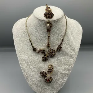 1950’s faux garnet suite
