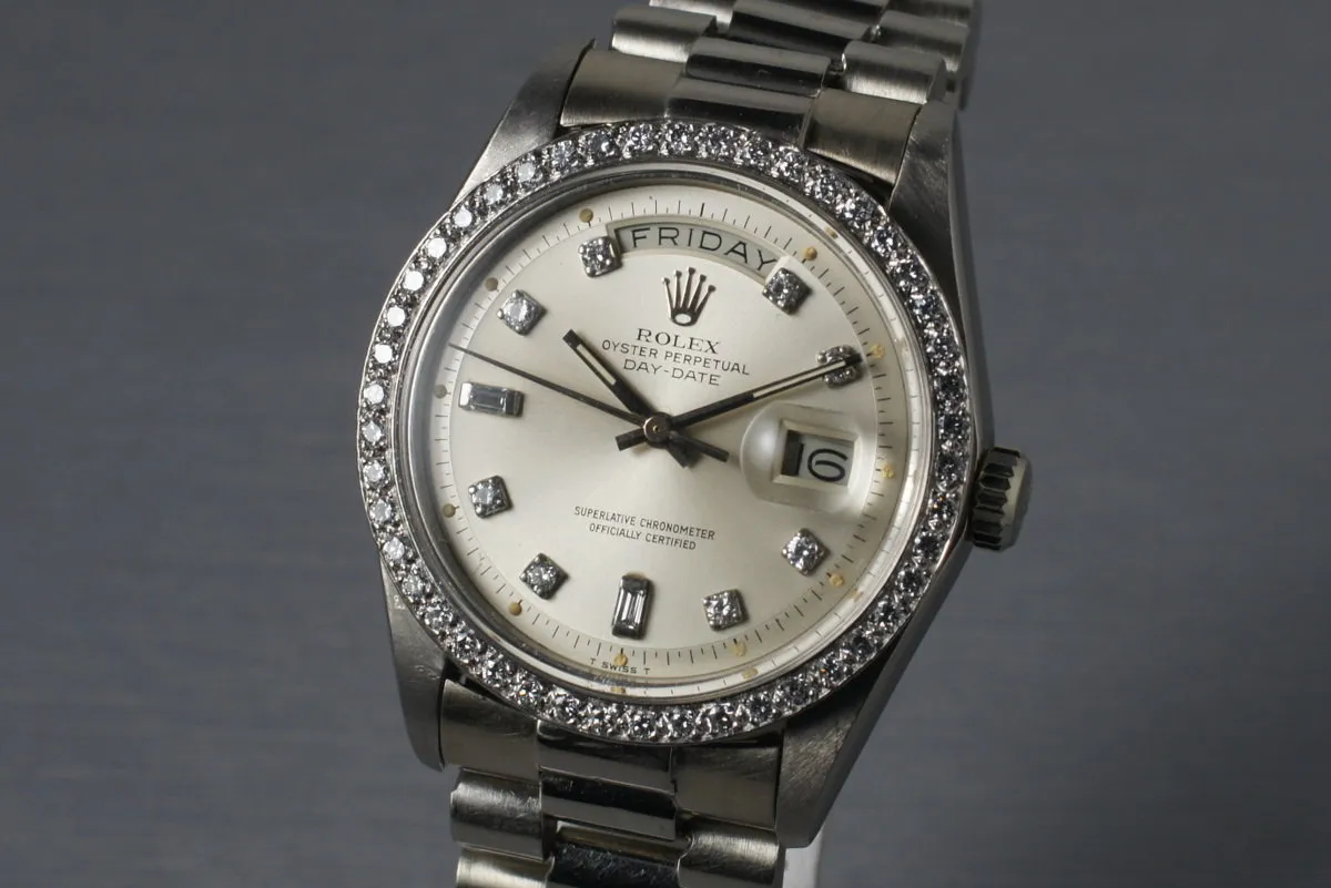 1978 Rolex WG Day-Date 1803 Factory Diamond Dial