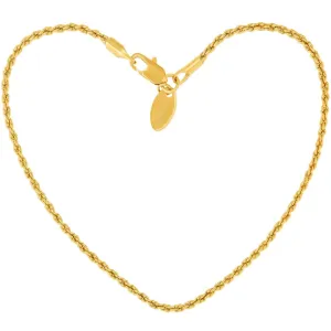 1mm Rope Chain Bracelet
