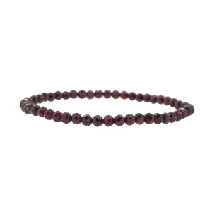 AA-Grade Almandine Garnet Faceted 4mm