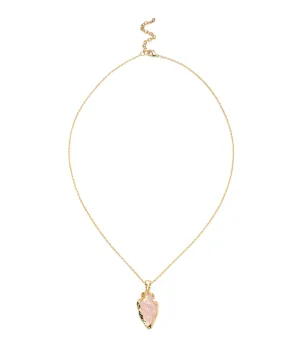 Abbakka Arrowhead Necklace Rose