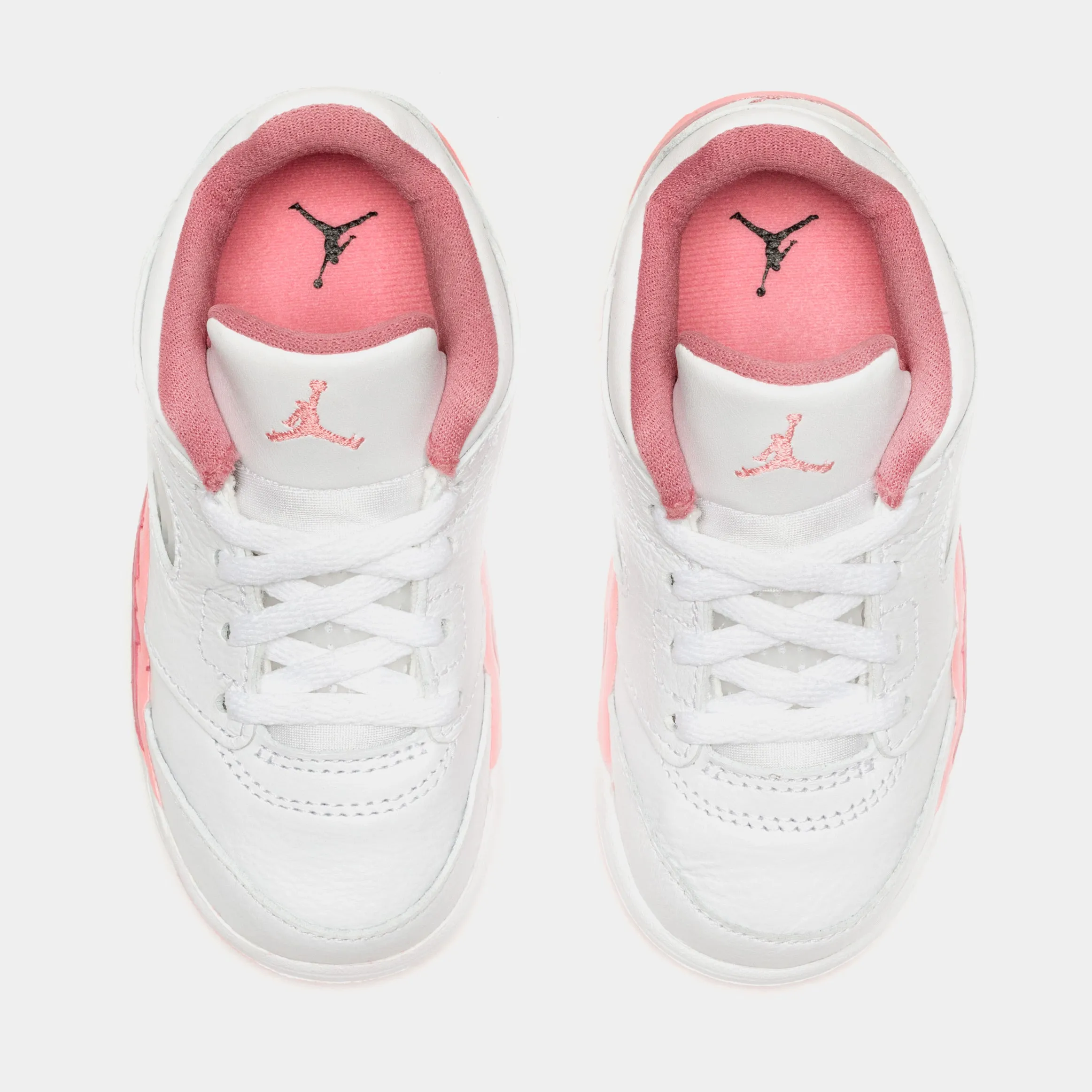 Air Jordan 5 Retro Low Desert Berry Infant Toddler Shoes (White/Pink)
