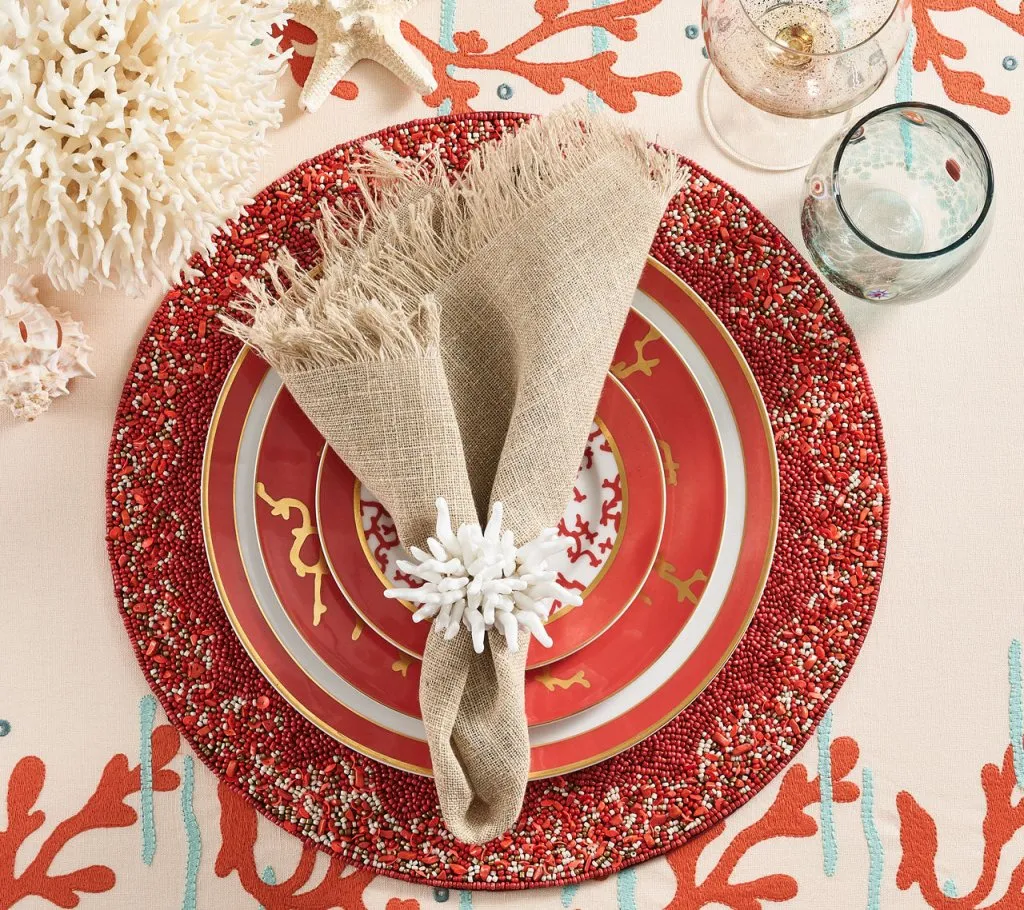 Amalfi Napkin Rings, Set of 4 in a Gift Box