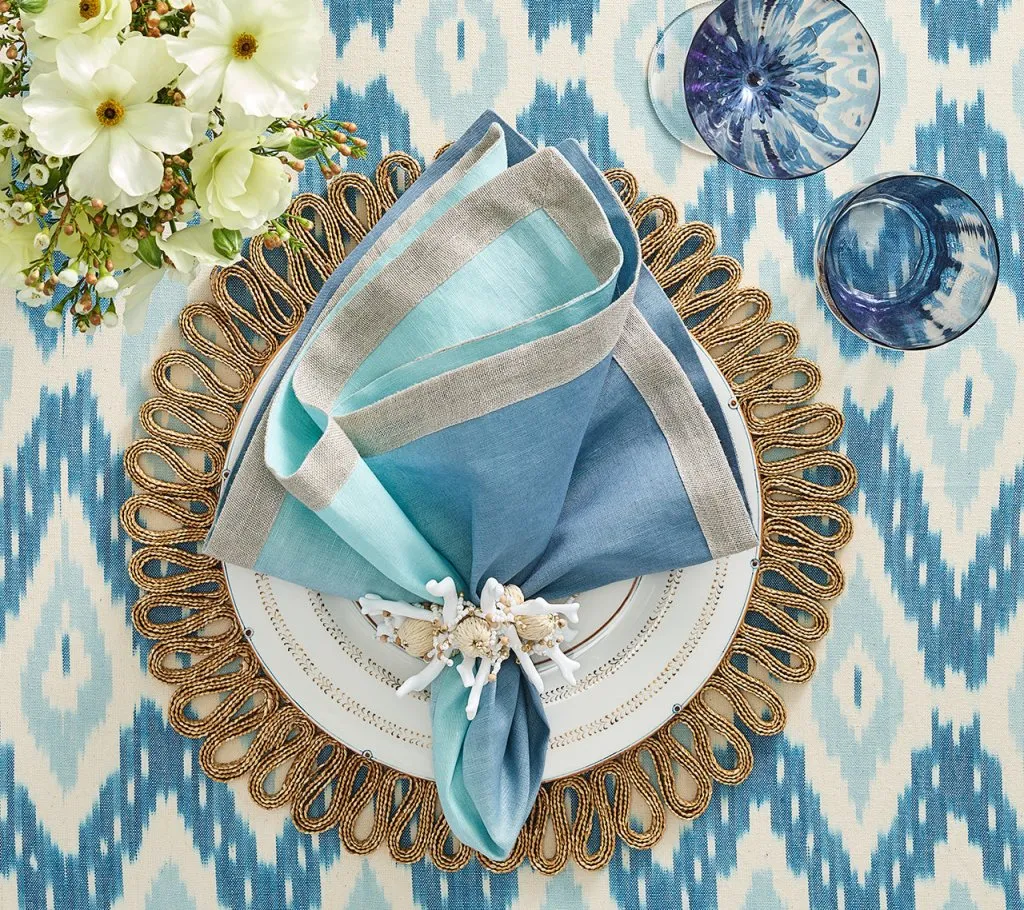 Amalfi Napkin Rings, Set of 4 in a Gift Box