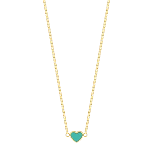 AMARE TURQUOISE CHIP NECKLACE