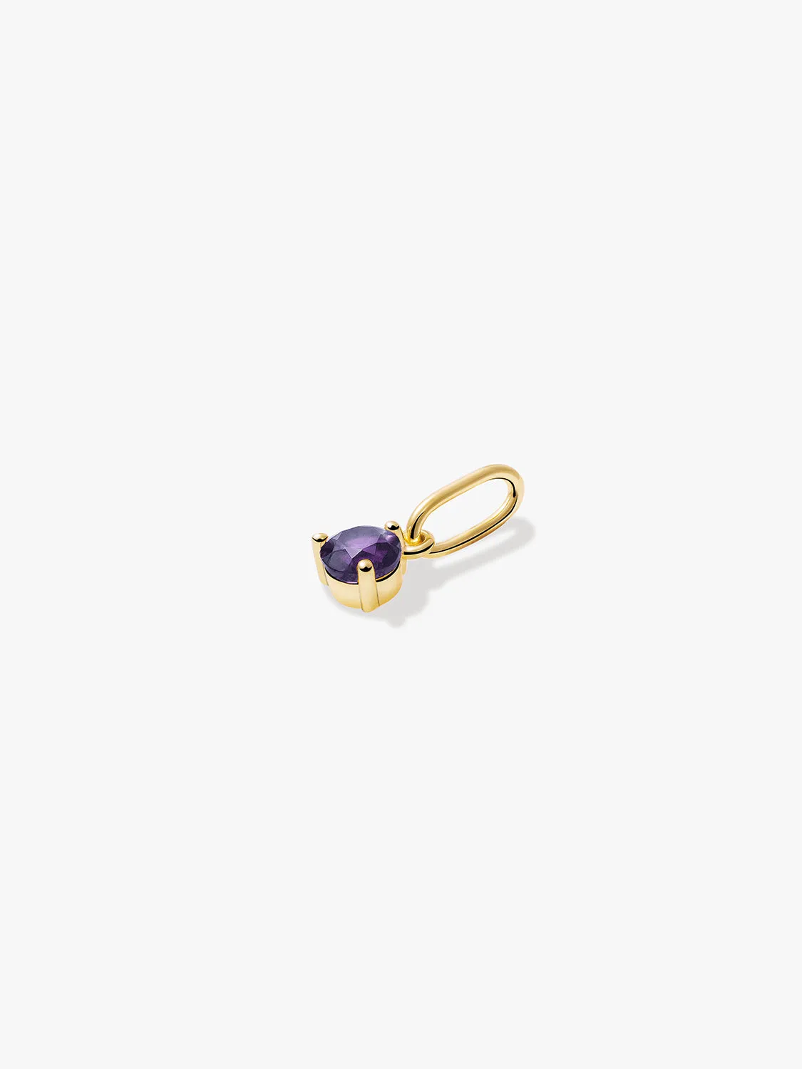Amethyst Necklace Charm