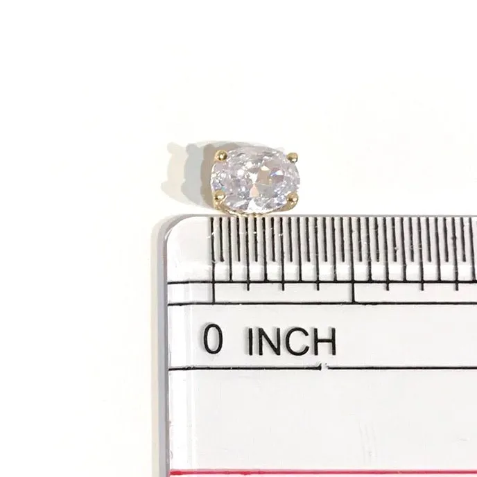 Amy Oval Birthstone Sparkle Studs