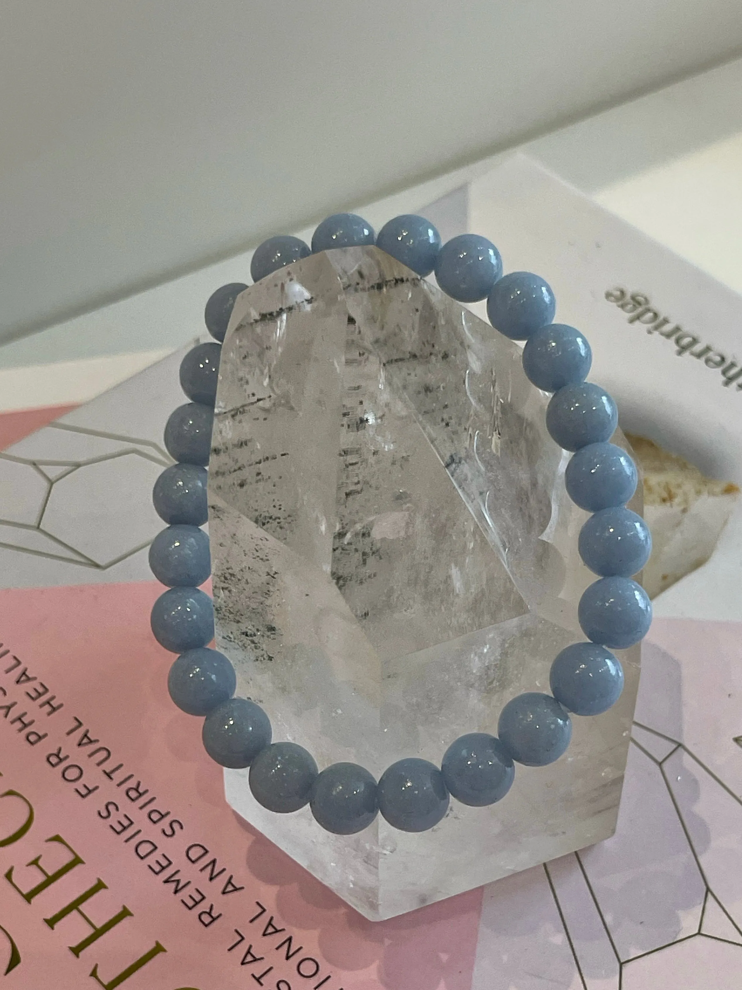 Angelite bracelet