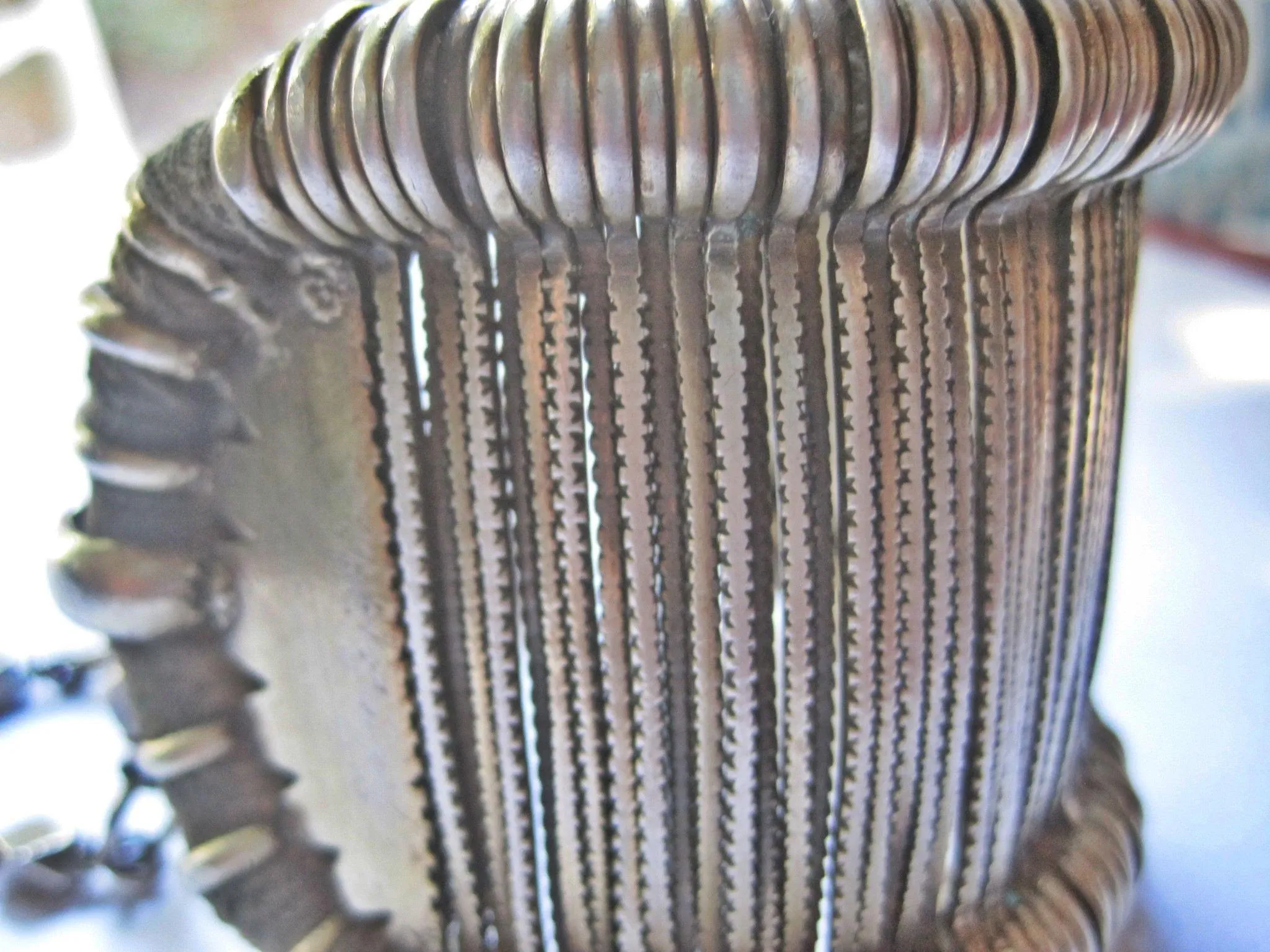 Antique Silver Upper Arm Bracelet from Rajasthan, India