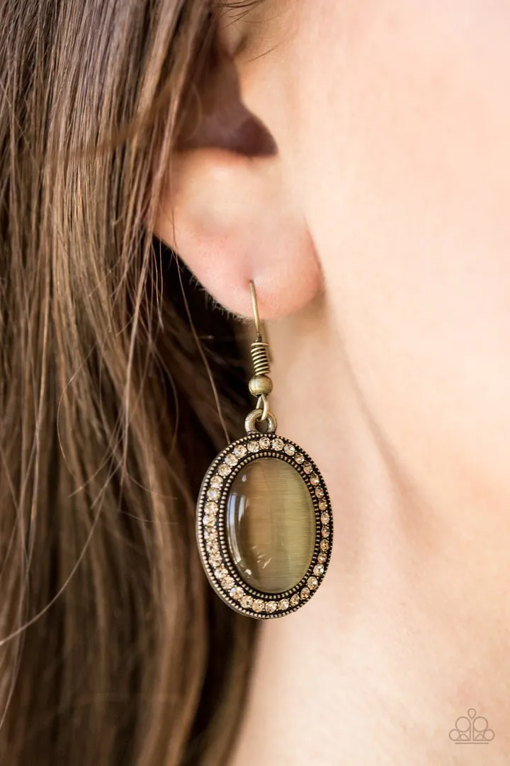 Anything GLOWS - Brass - Set - Paparazzi Accessories
