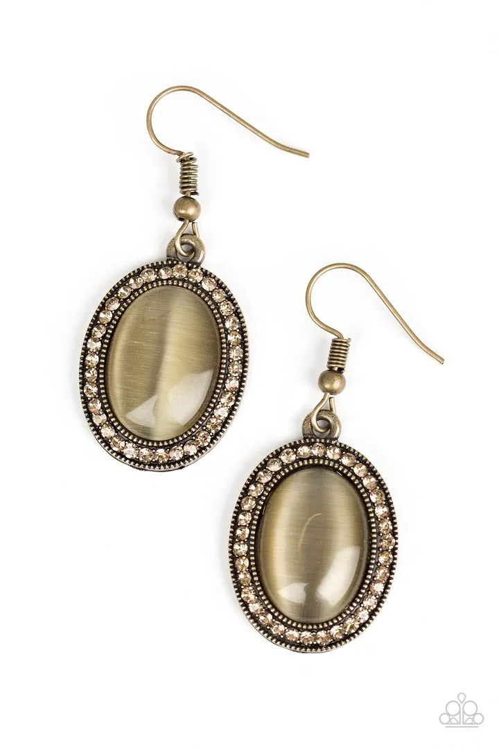 Anything GLOWS - Brass - Set - Paparazzi Accessories