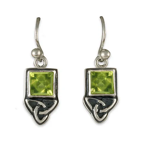 Aria Square Earrings Silver
