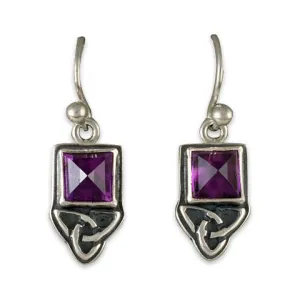 Aria Square Earrings Silver