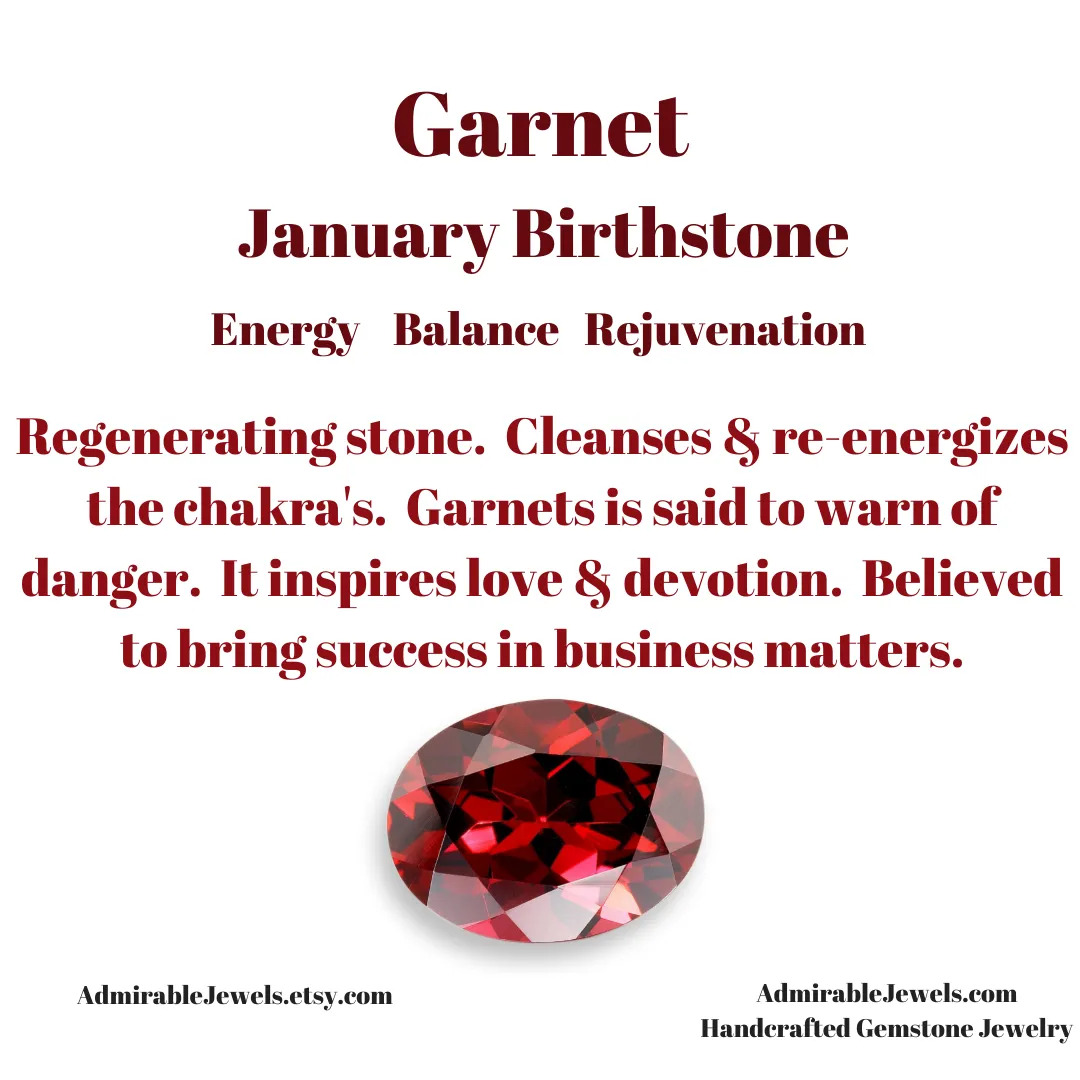 Beaded Garnet Necklace