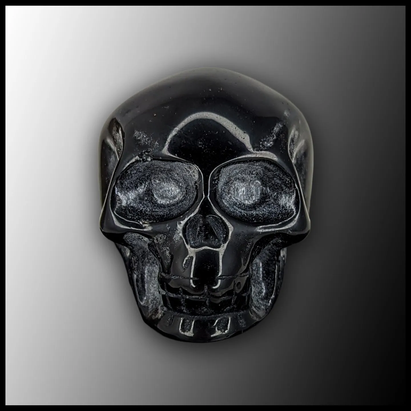 Black Onyx Skull