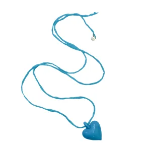 Bubble Heart Necklace - Turquoise