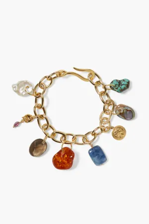 Chan Luu - Portia Charm Gold Mix Bracelet