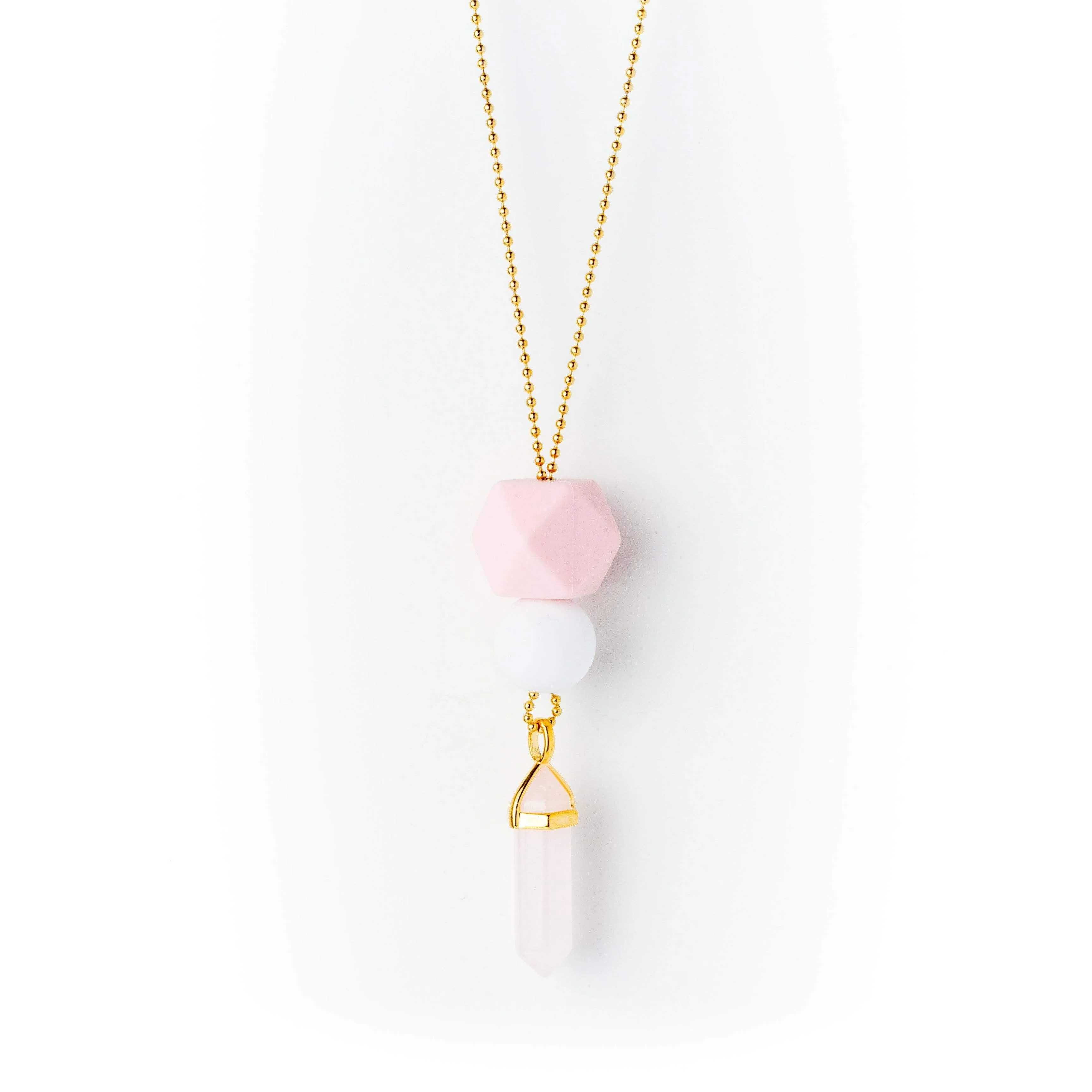Charity | Breast Cancer Necklace Gold & Silver