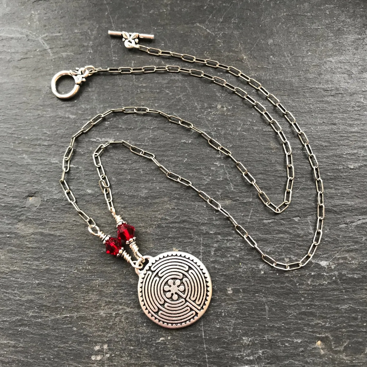 Chartres Labyrinth Pendant Necklace