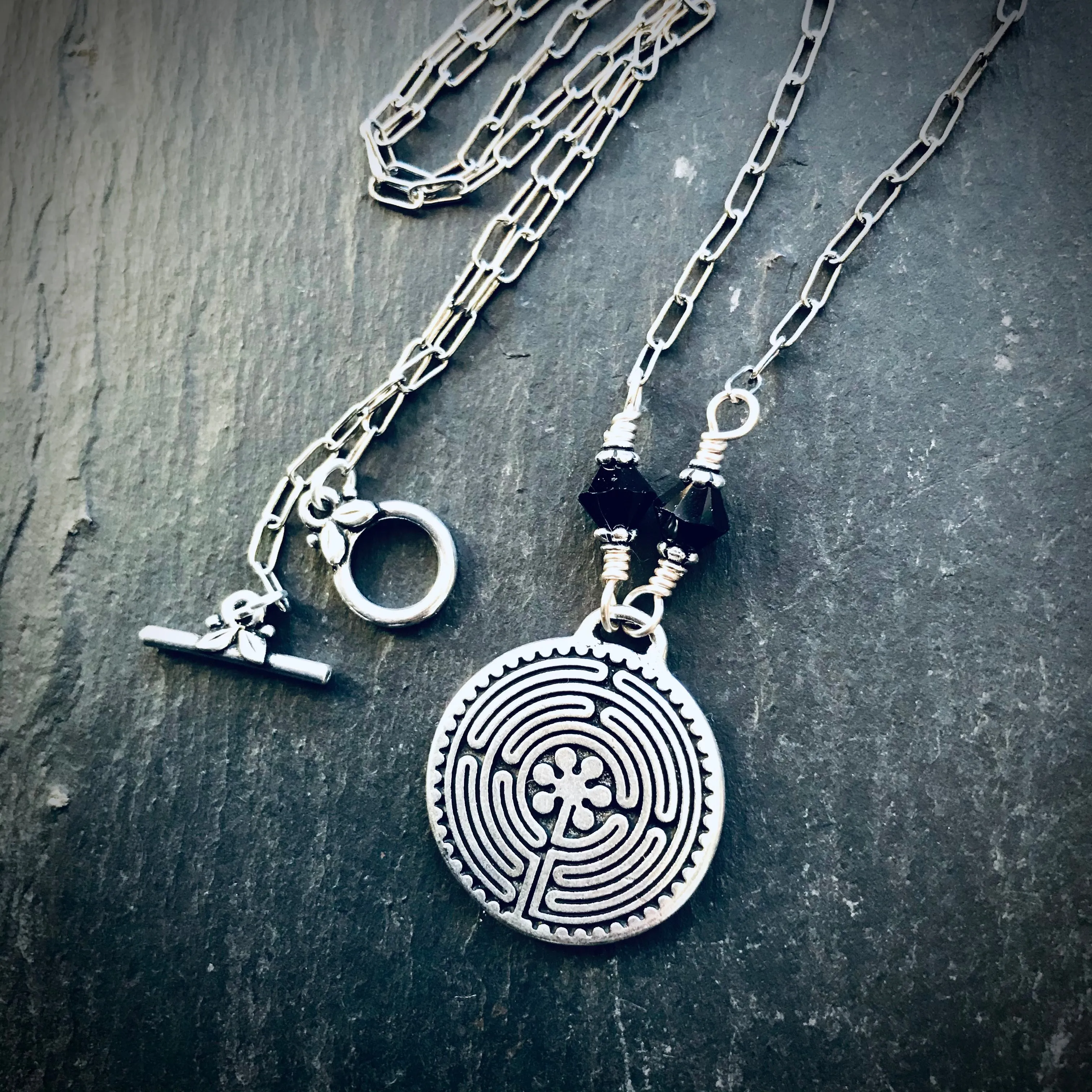 Chartres Labyrinth Pendant Necklace