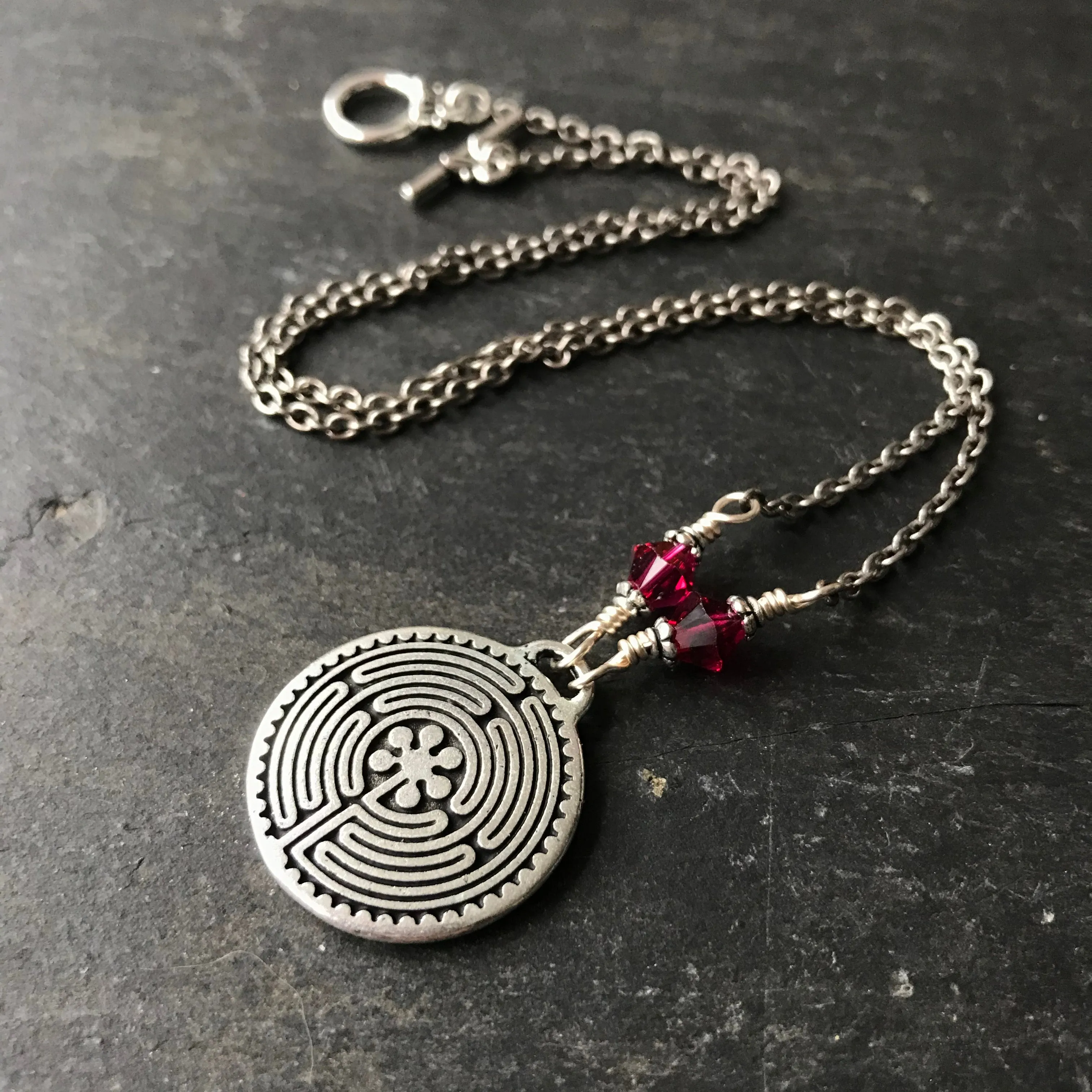 Chartres Labyrinth Pendant Necklace
