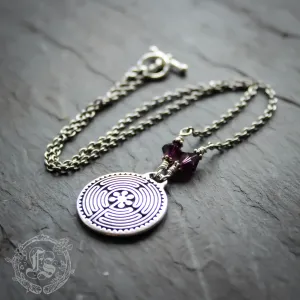 Chartres Labyrinth Pendant Necklace