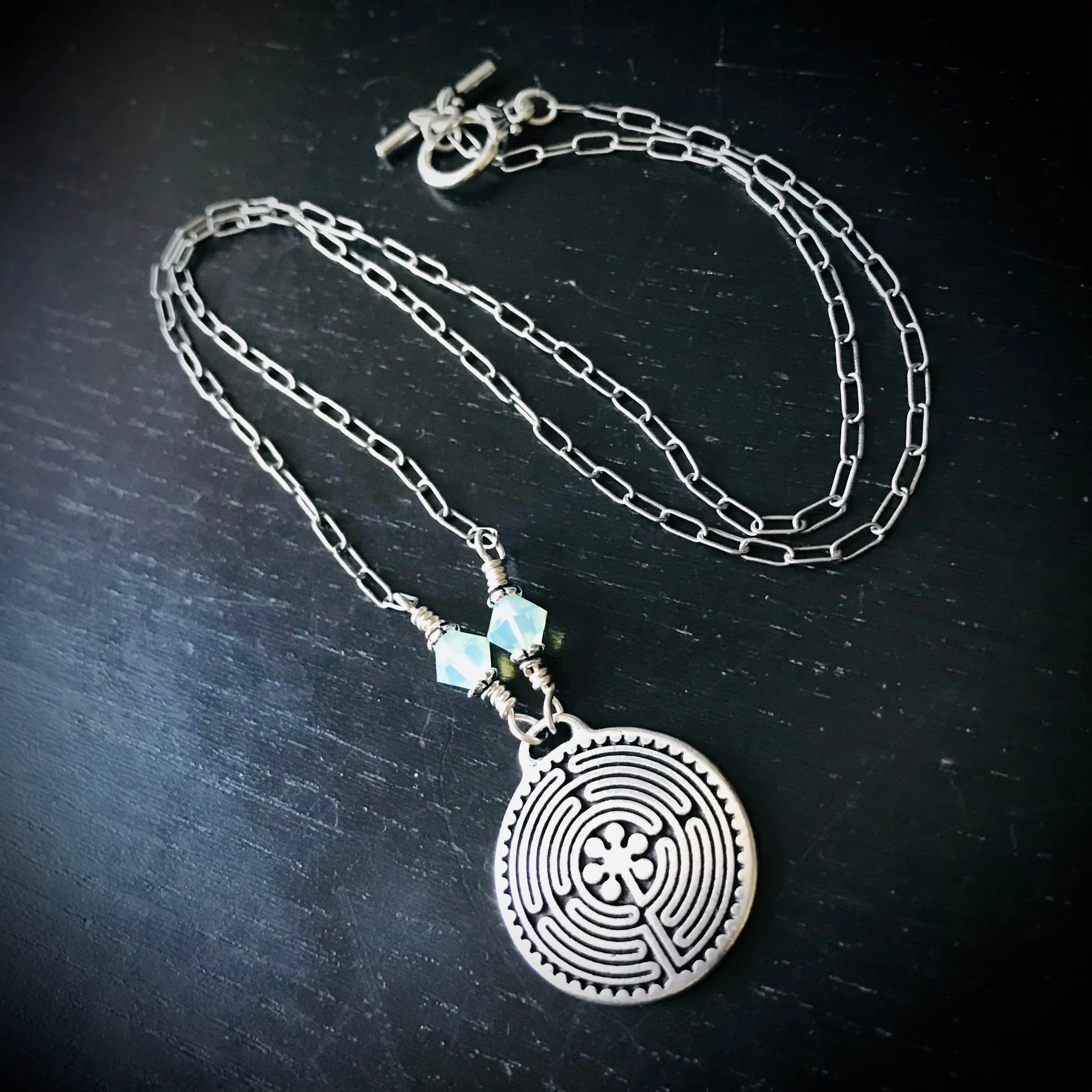 Chartres Labyrinth Pendant Necklace