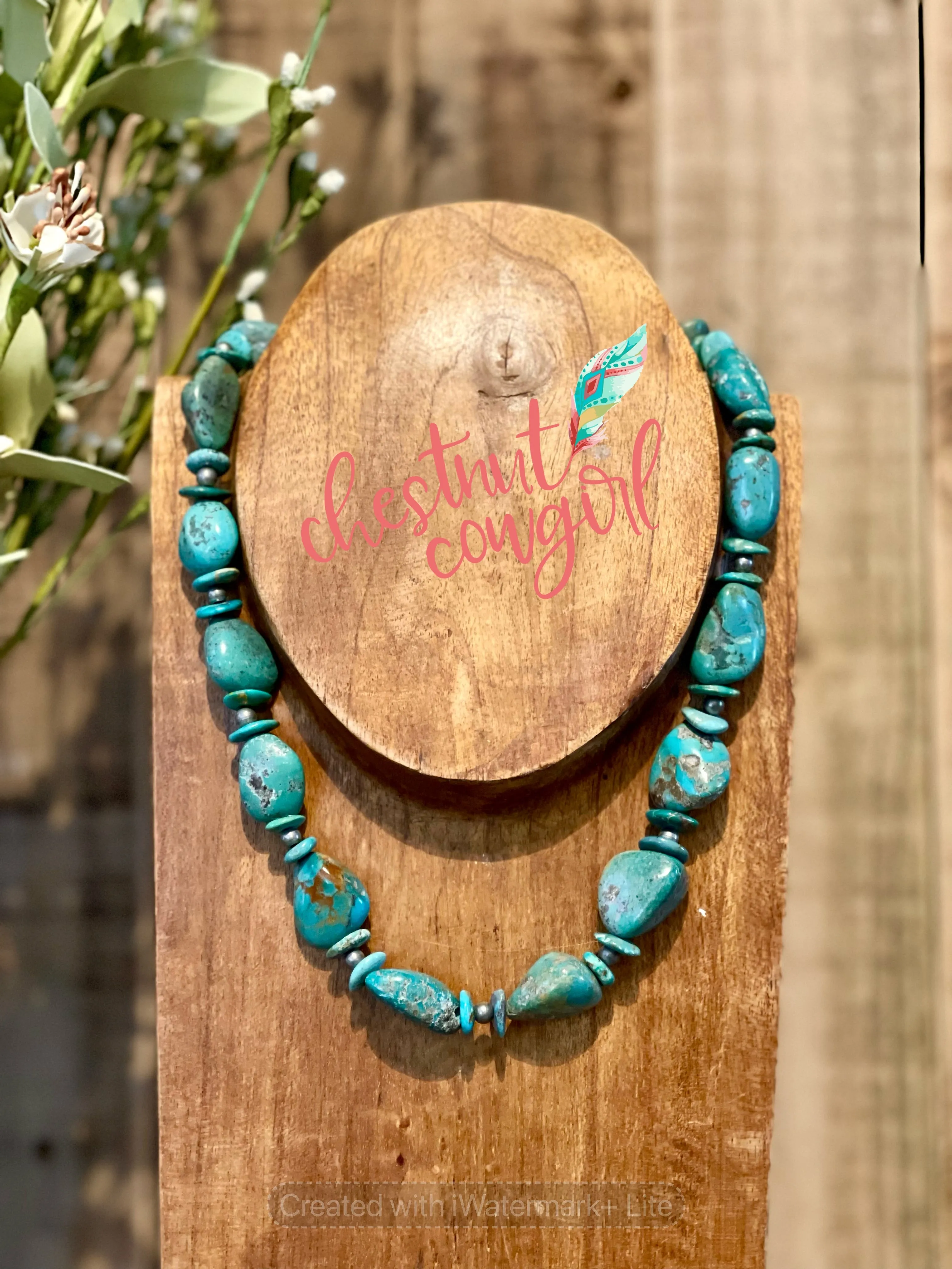 Chunk Turquoise Necklace - XLarge Chunk