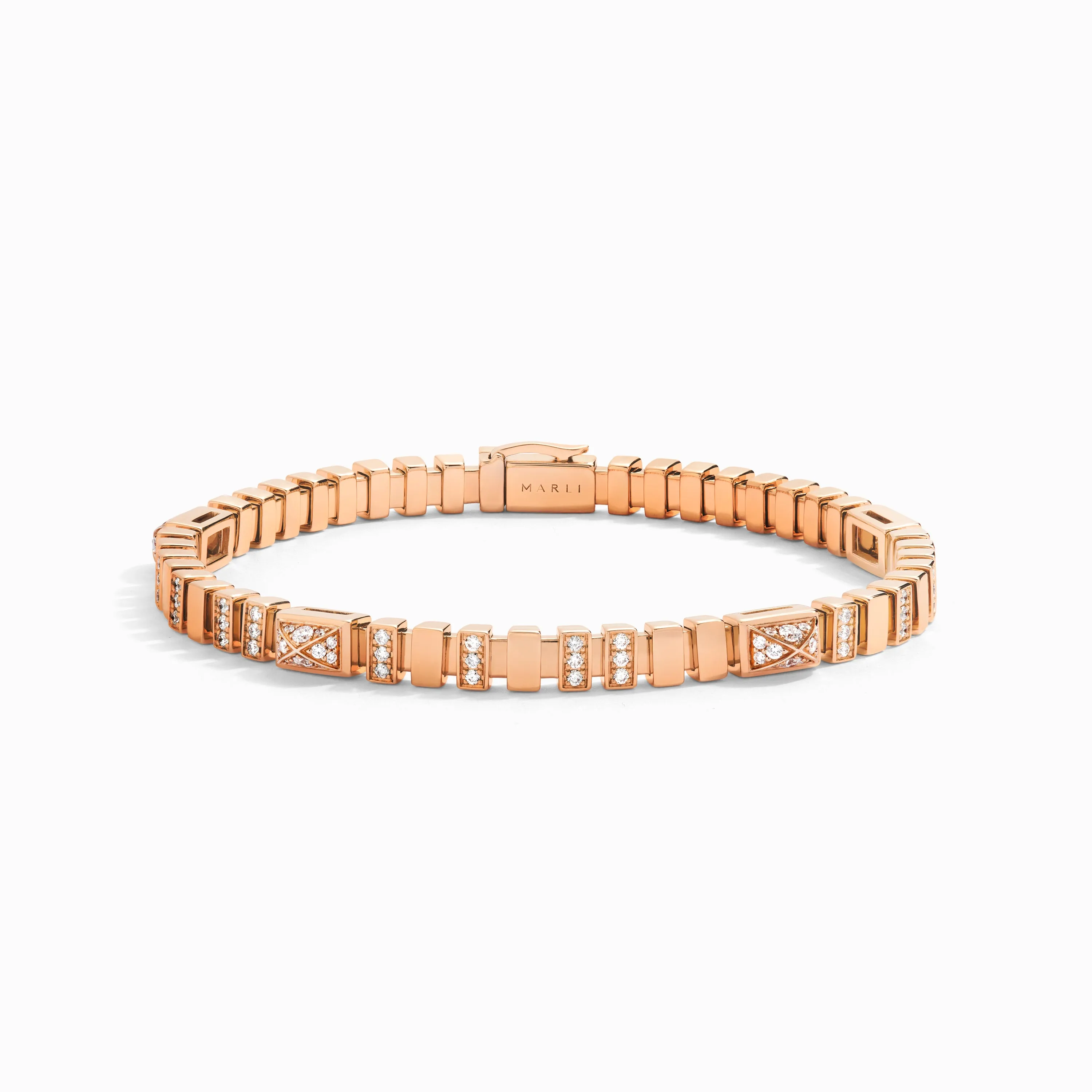 Cleo Link Full Diamond Bracelet