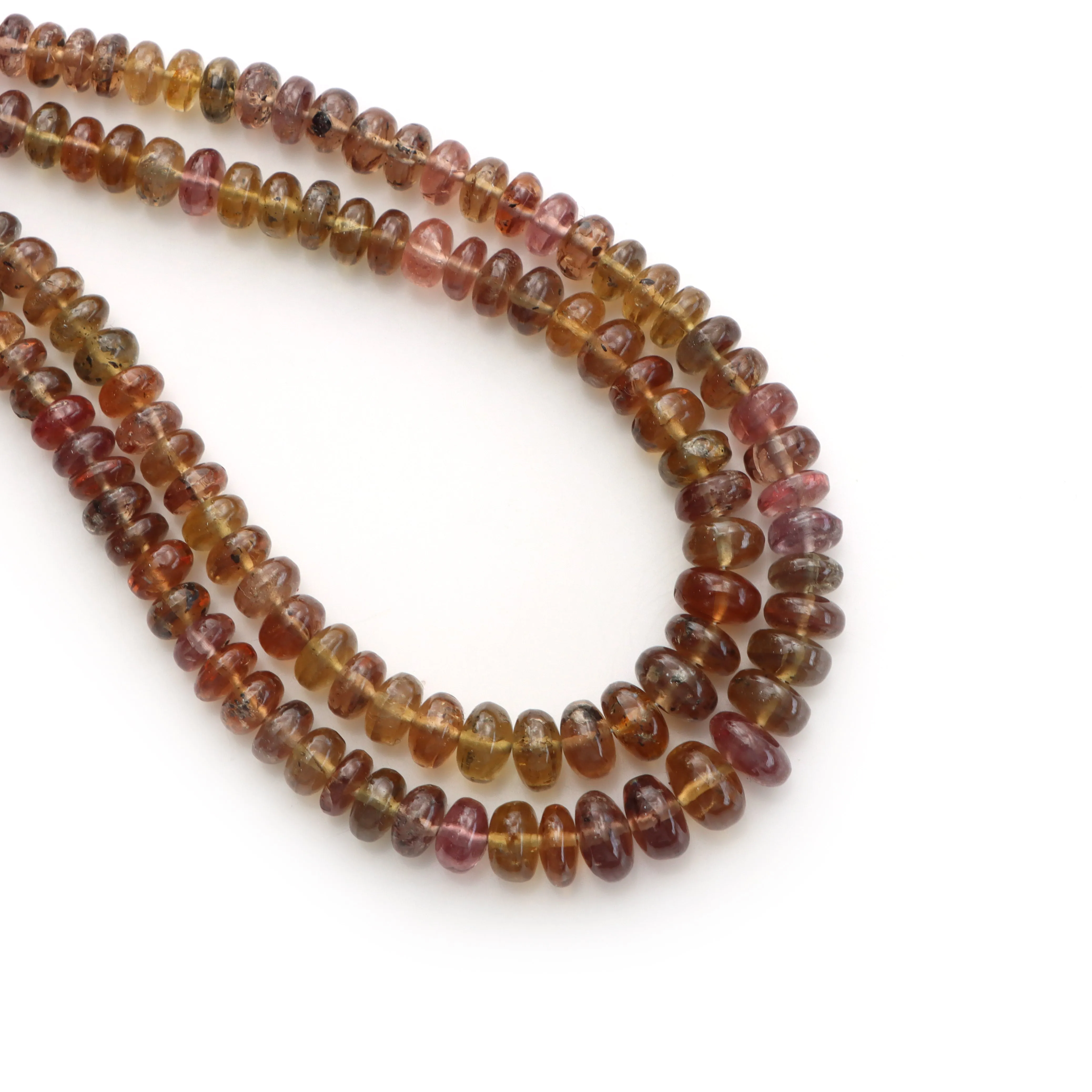 Color Change Garnet Smooth Rondelle Beads | 18 Inches Strand | 4 mm to 7 mm | Price per Strand, Wholesale Gemstone For Jewelry making Beads