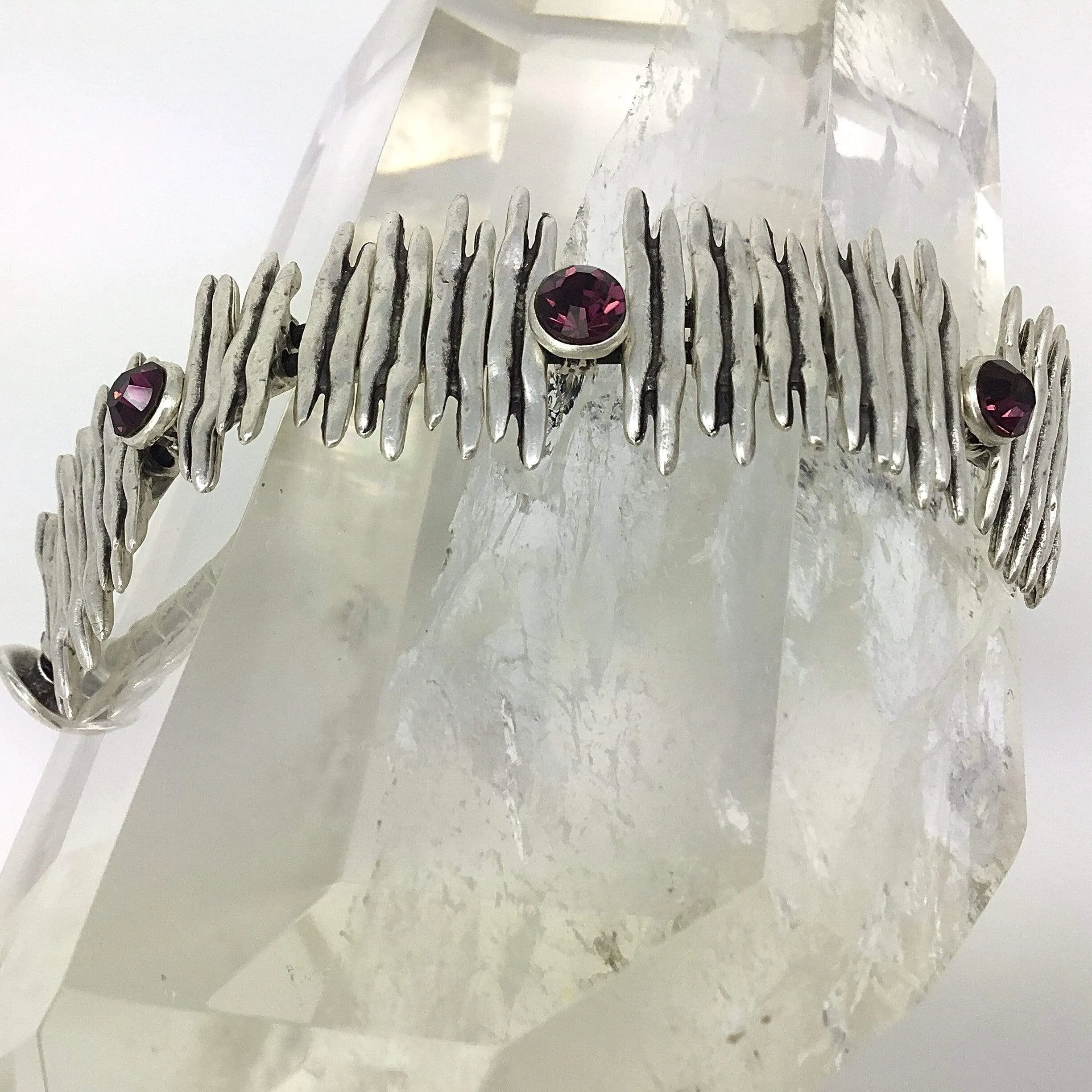 Contemporary Garnet Bracelet