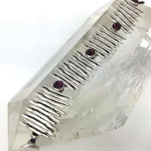 Contemporary Garnet Bracelet