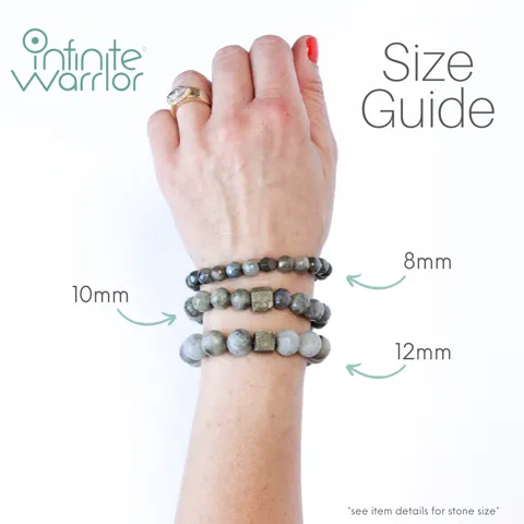 Crazy Lace Agate Bracelet | Yellow Awareness Ribbon