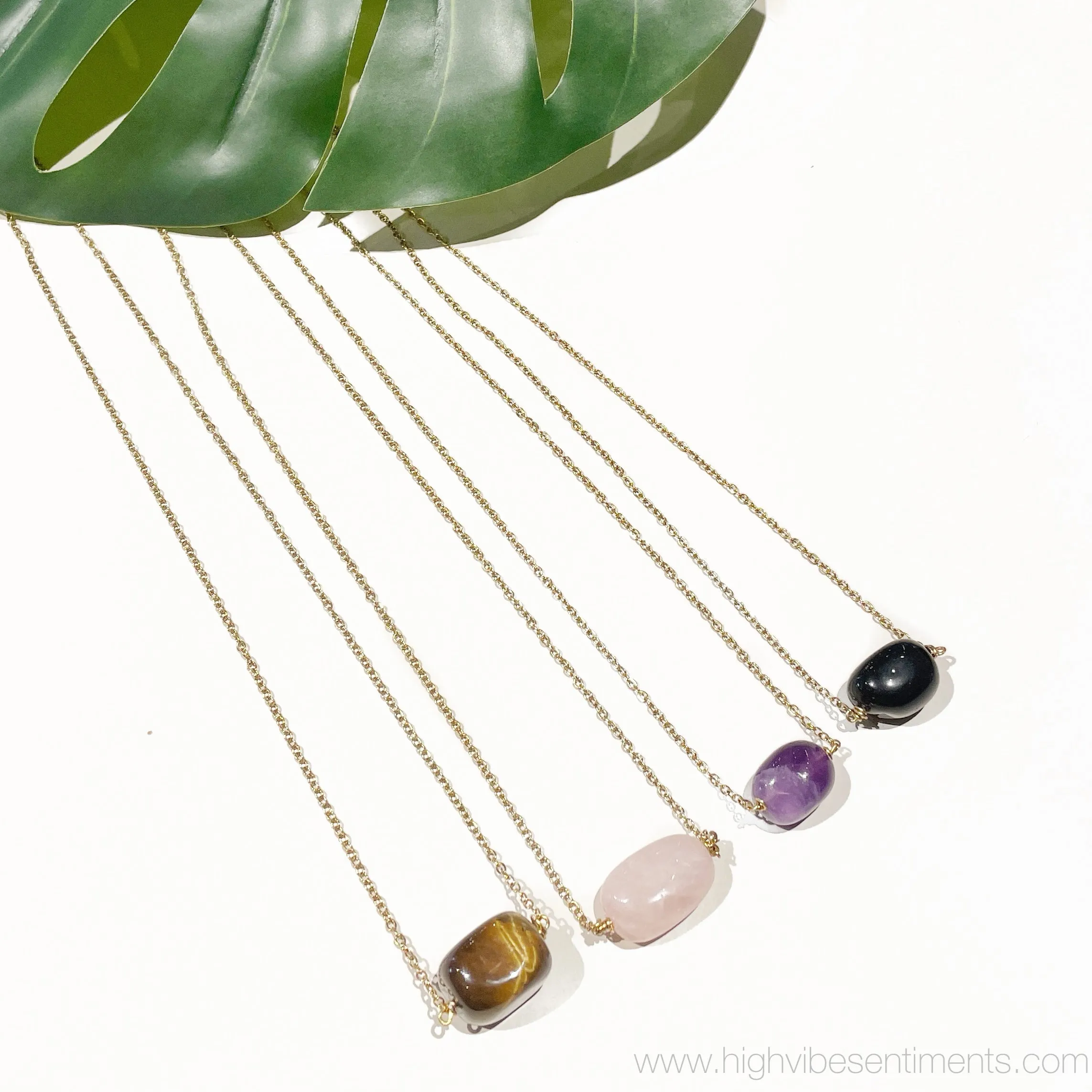 Crystal Drop Necklace (options vary)