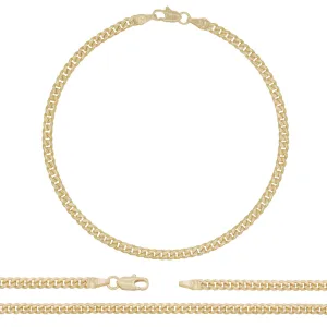 Cuban Link 14K Gold Filled Anklet Jewelry Women 9.5''