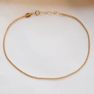 Cubic Chain Anklet