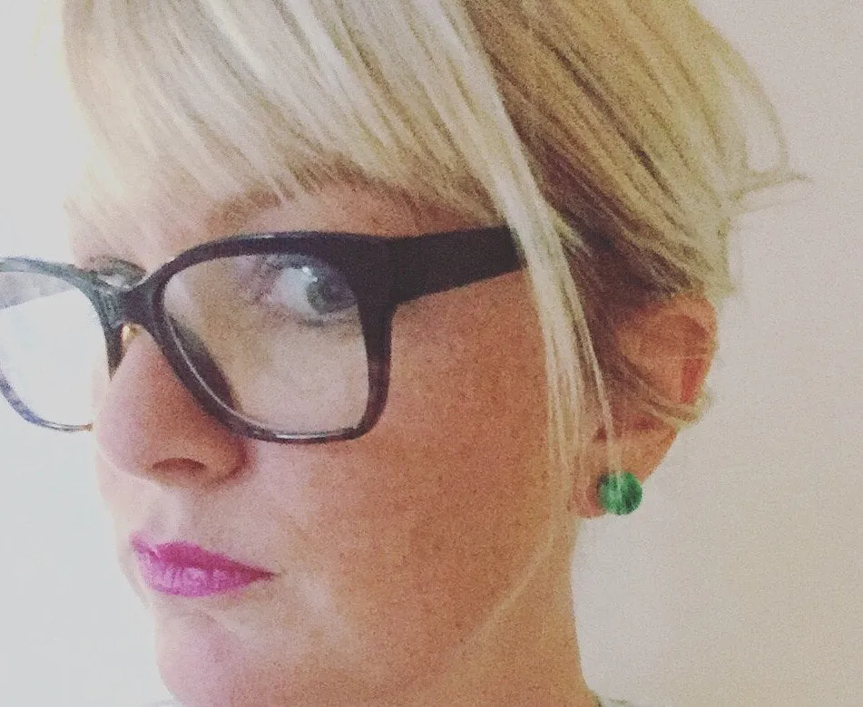 Dark Drab Green Ball Stud Earrings