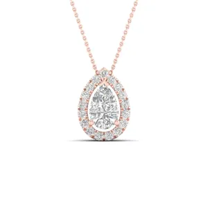 Dewdrop Halo Necklace