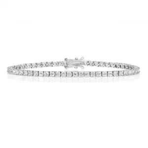 Diamond Jewellery 18ct Gold Tennis Bracelet BDQ704W/GH7