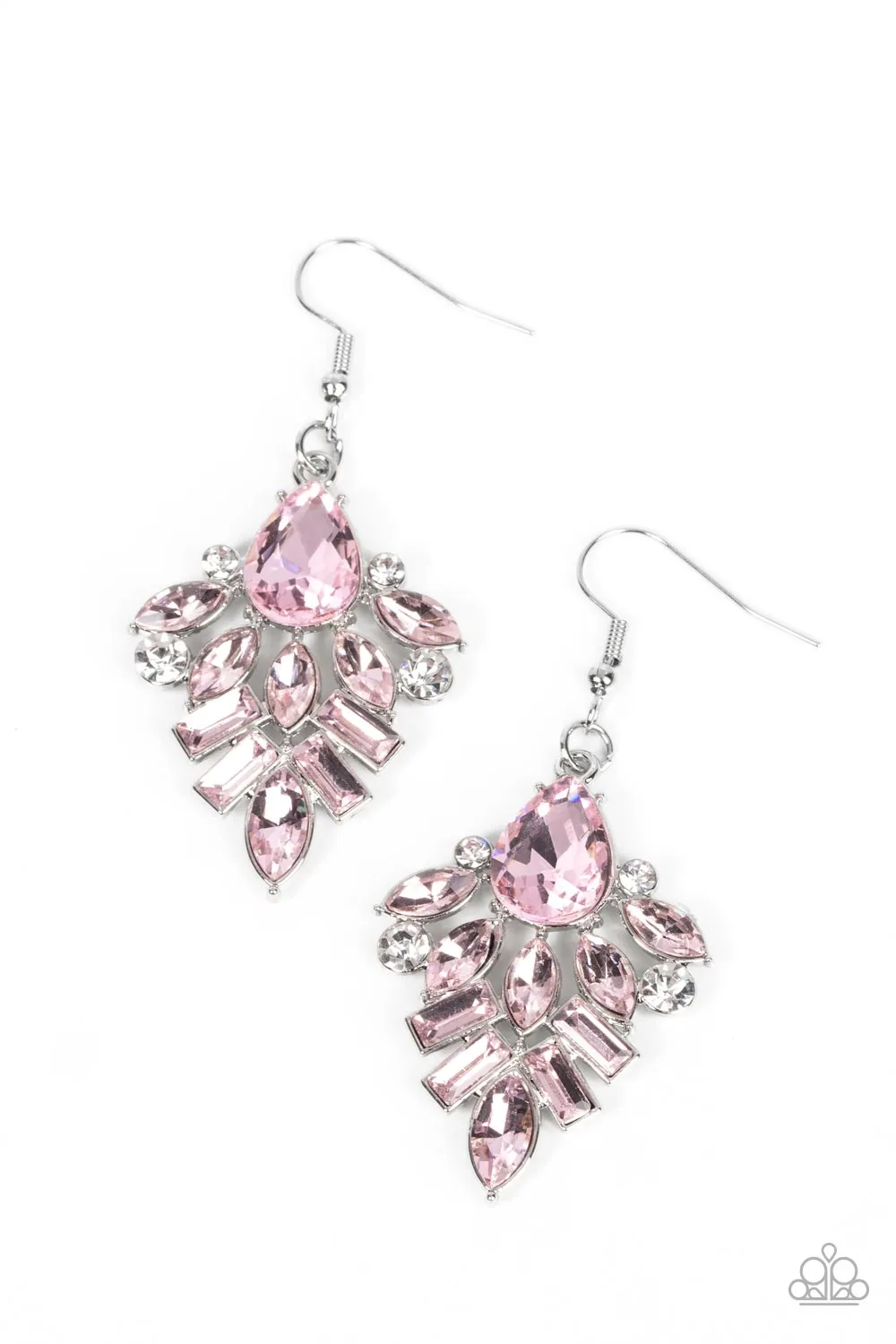 Earrings Stellar-escent Elegance - Pink E378