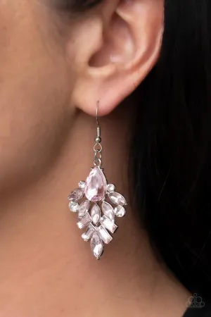Earrings Stellar-escent Elegance - Pink E378