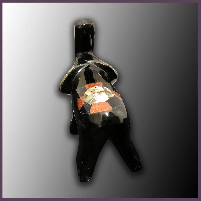 EBO106 Black Obsidian Elephant