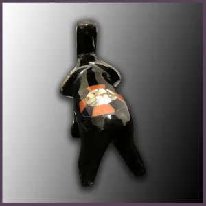 EBO106 Black Obsidian Elephant