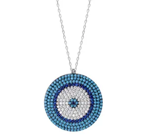 EVERLY TURQUOISE EVIL EYE NECKLACE