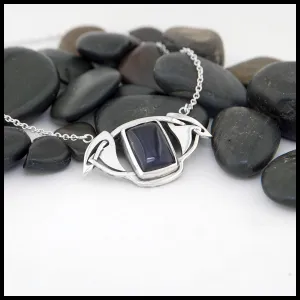 Fluorite Celtic Bar Pendant