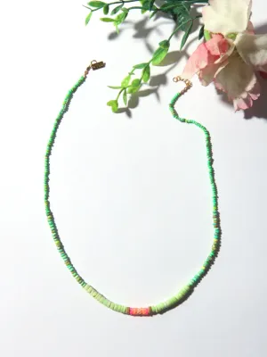 Garden Necklace - Pink Beads