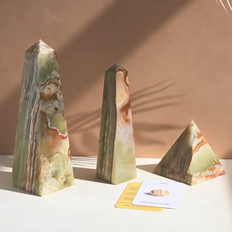 Green Onyx Tower Obelisk