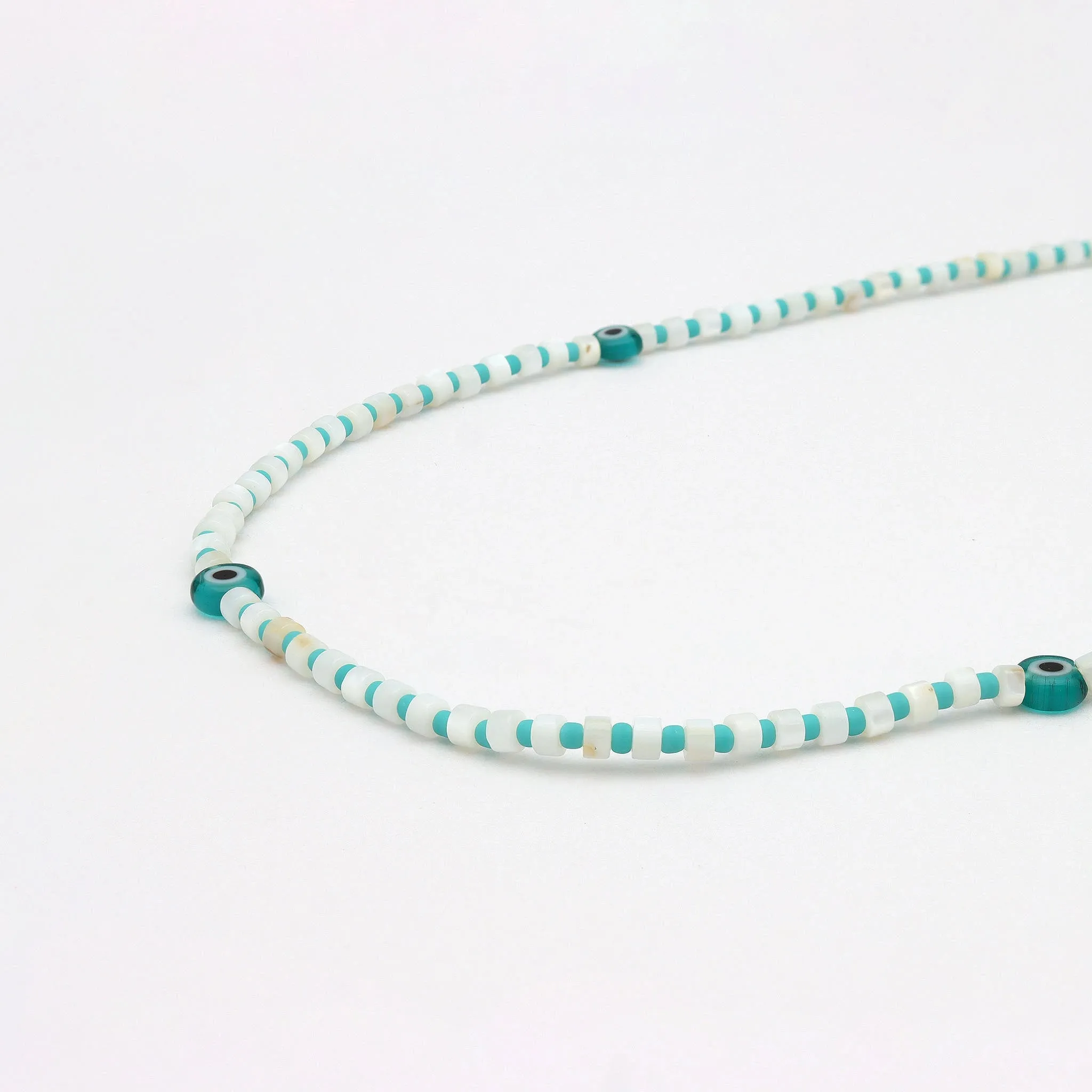 Hanauma Bay Evil Eye Necklace