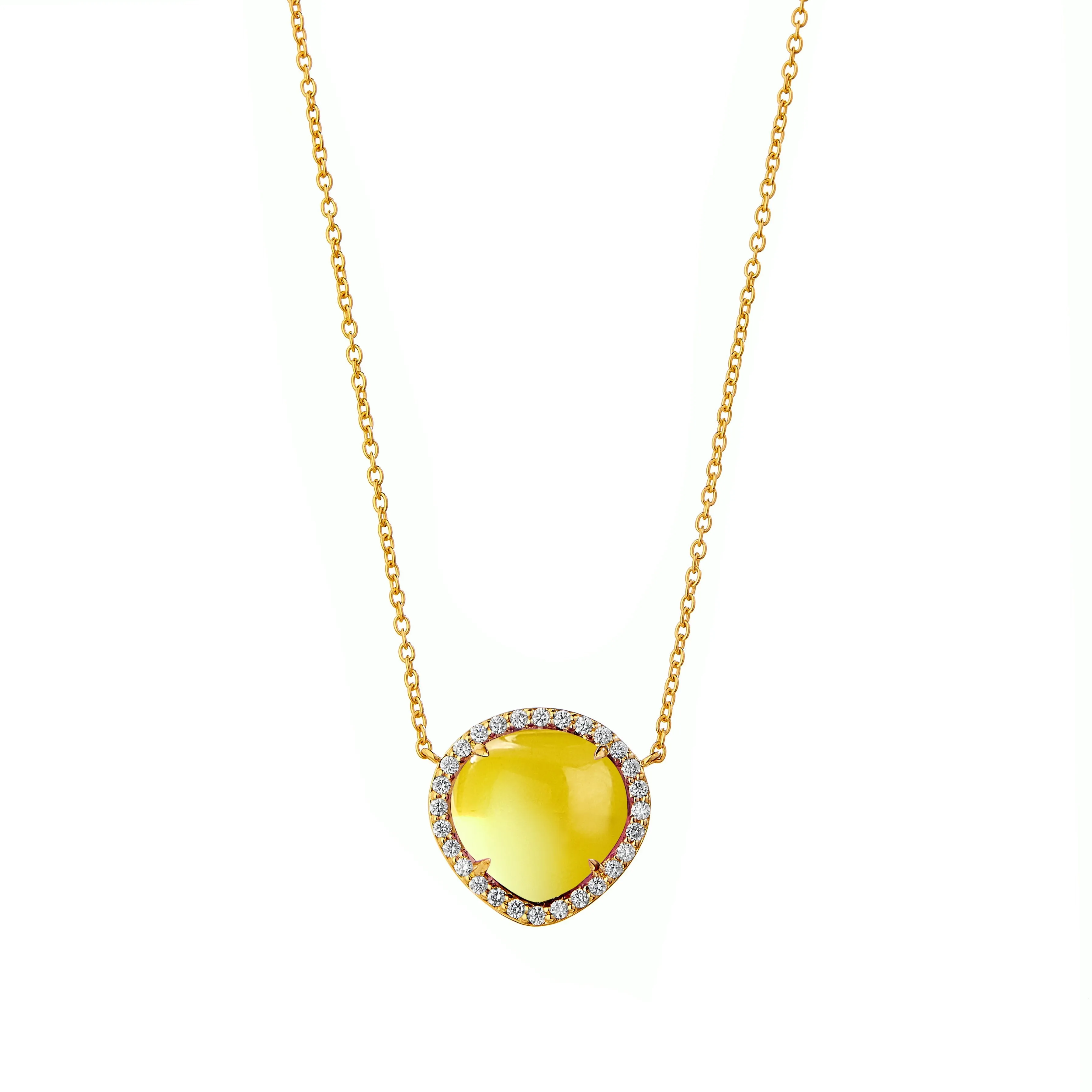 Heart Cabochon Necklace