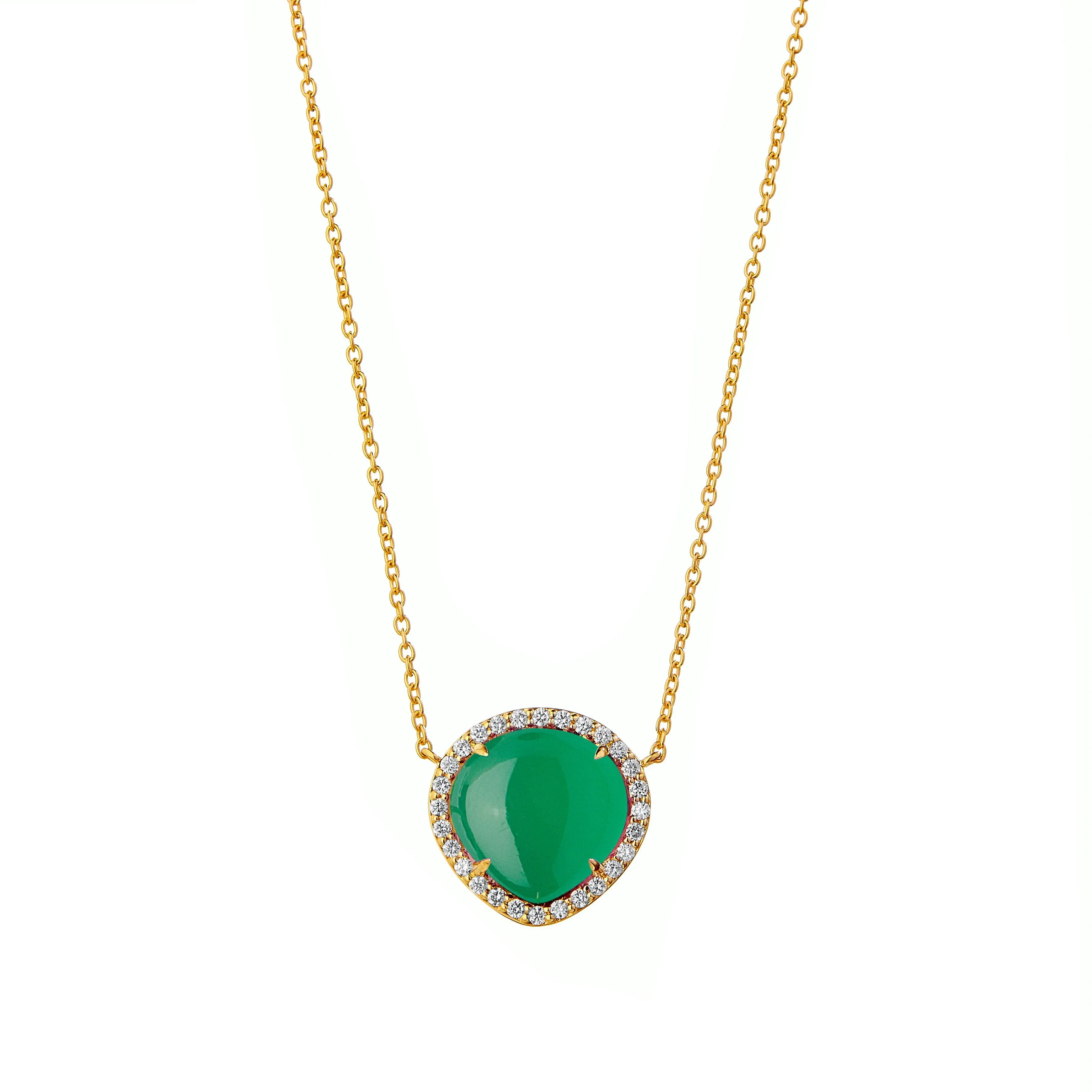 Heart Cabochon Necklace